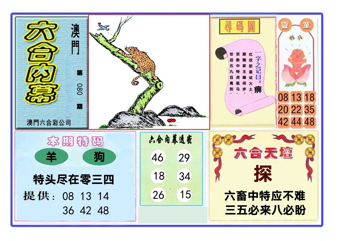 六合内幕 第80期