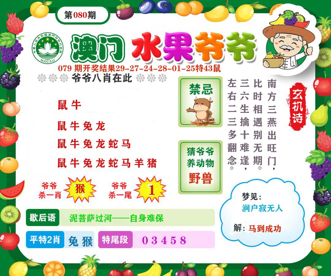 澳门水果爷爷 第80期