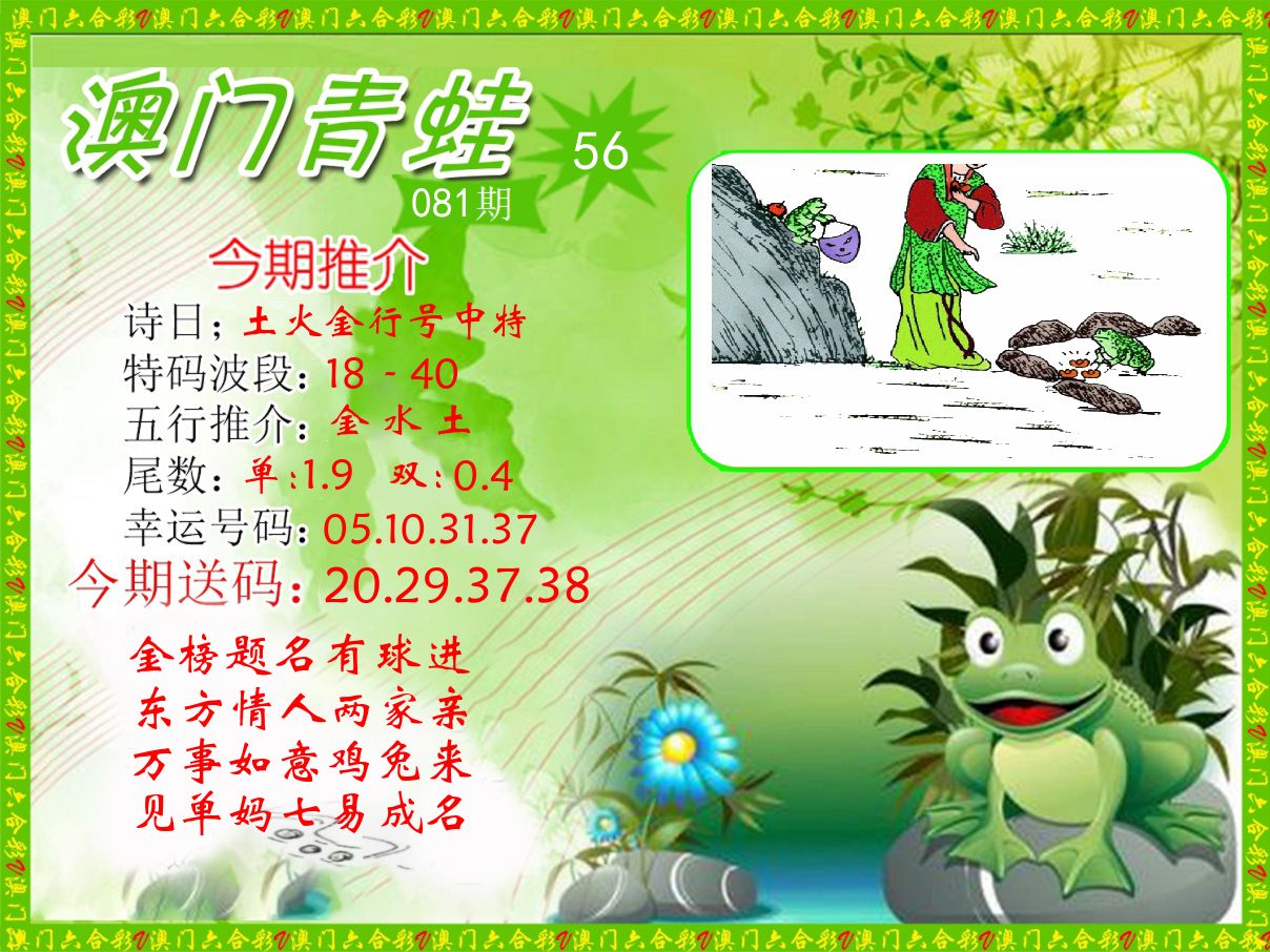 青蛙系列56 第81期