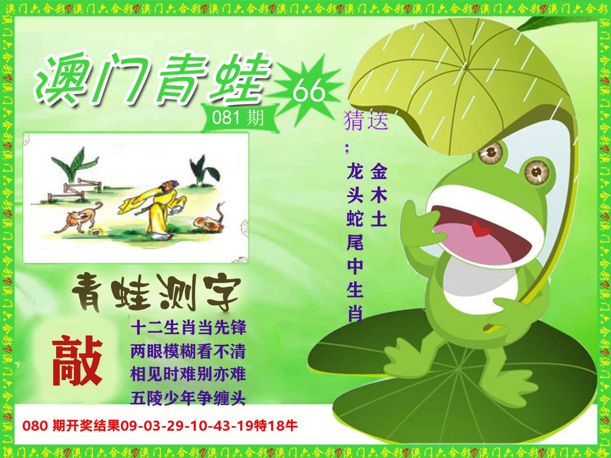 青蛙系列66 第81期