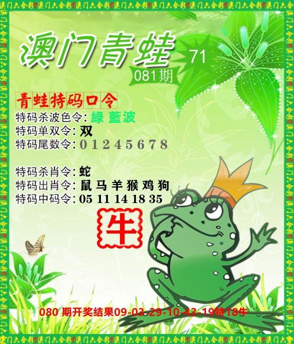 青蛙系列71 第81期