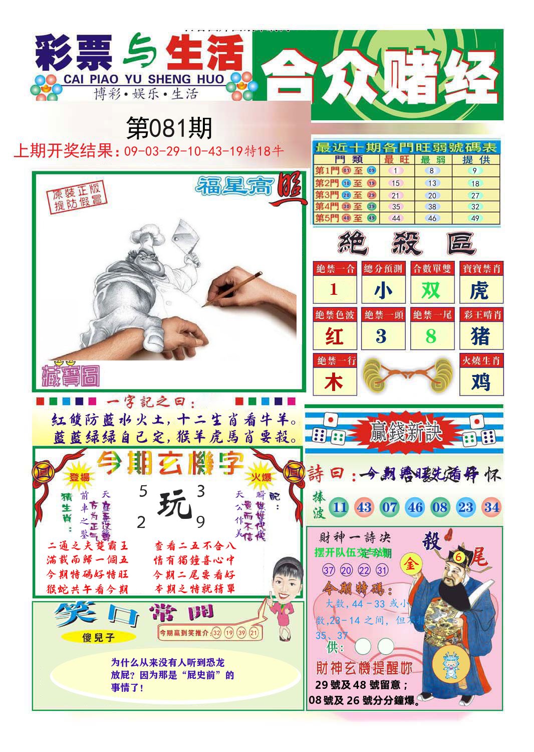 合众赌经 第81期