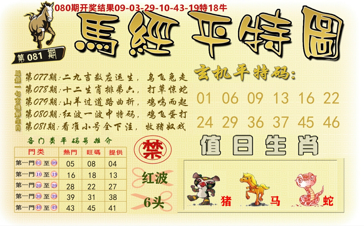 澳门平特图 第81期