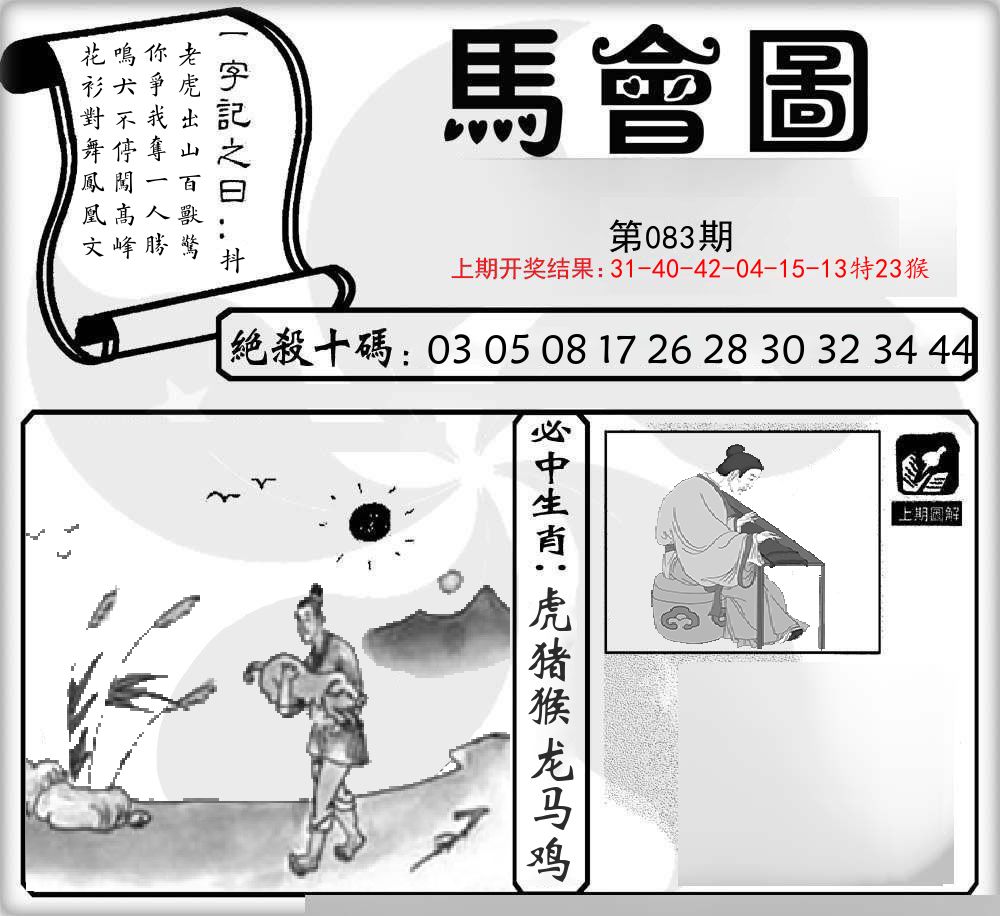 马会图 第83期