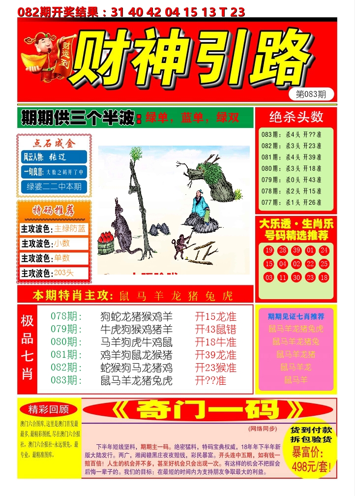 财神引路 第83期