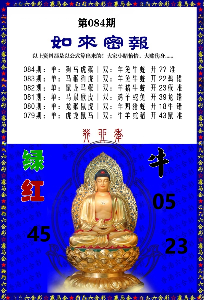 如来密报 第84期