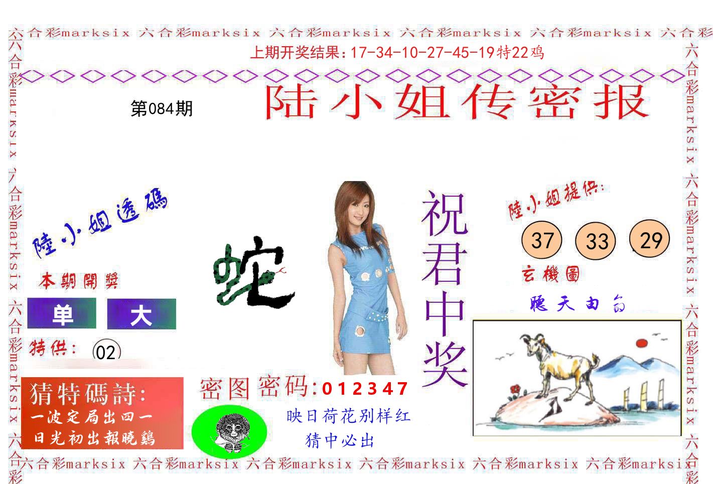 陆小姐密报 第84期