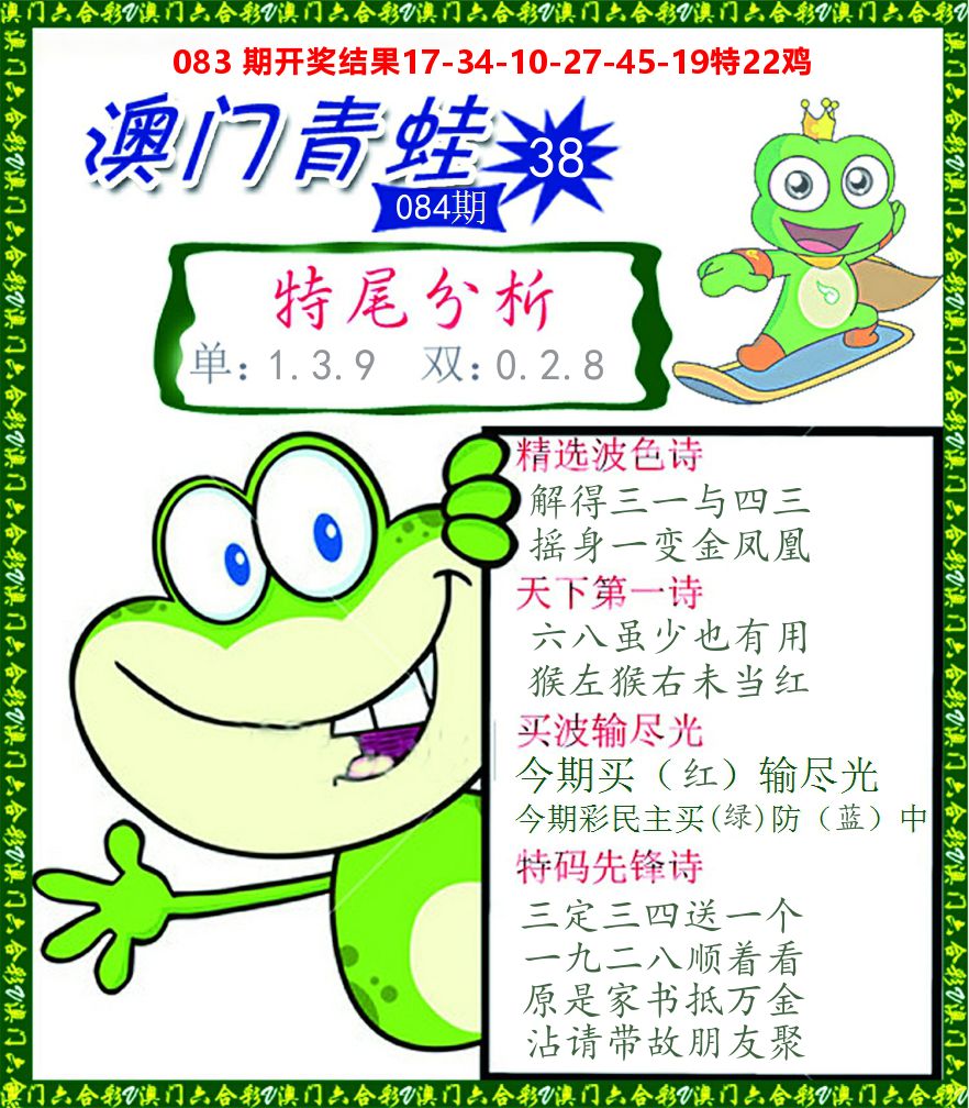 青蛙系列38 第84期