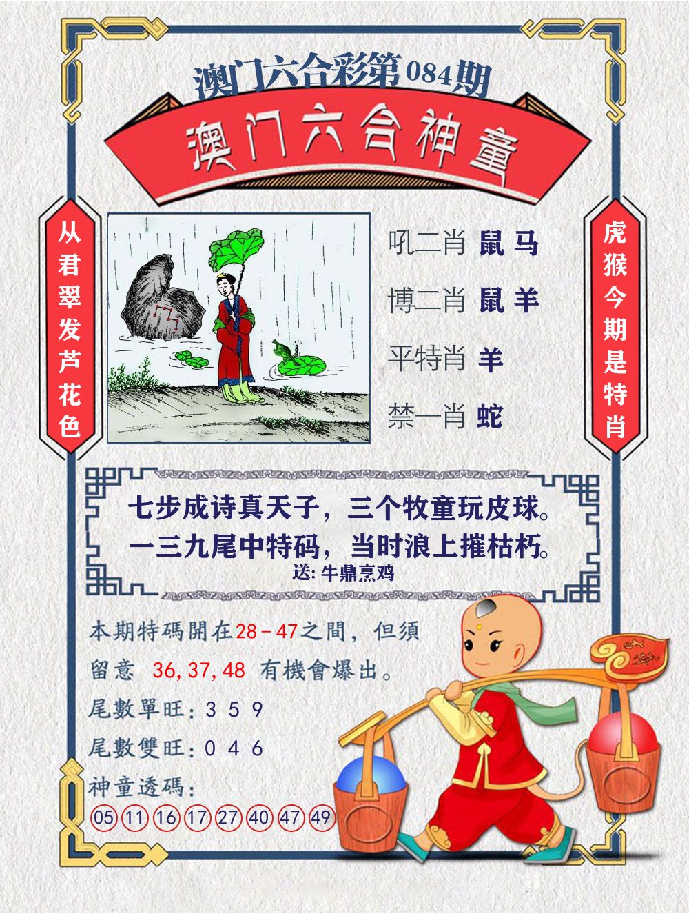 六合神童 第84期