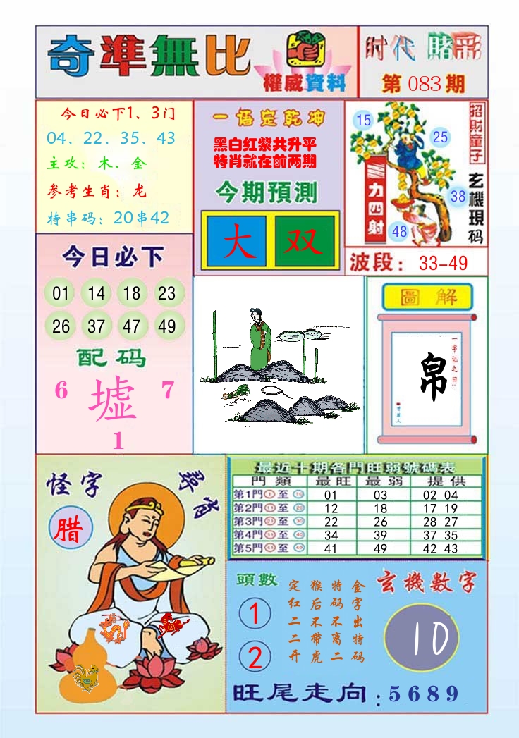 时代赌彩 第84期