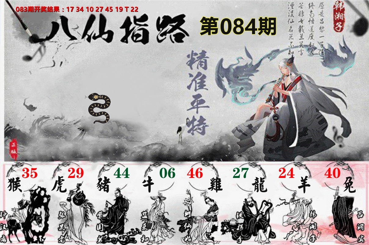 八仙指路 第84期