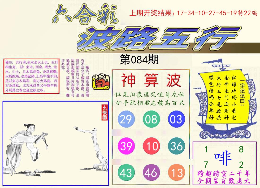波路五行 第84期