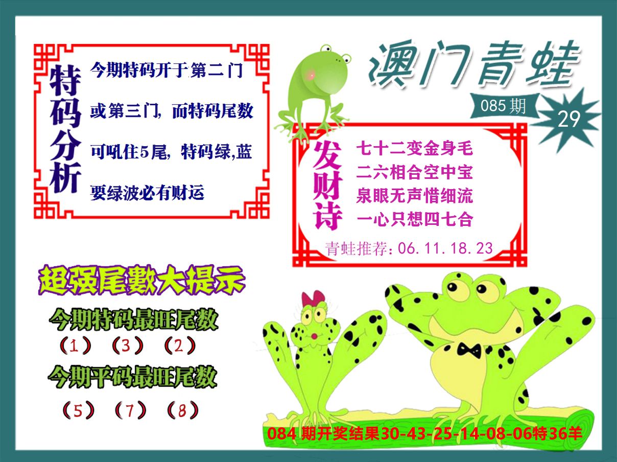 青蛙系列29 第85期
