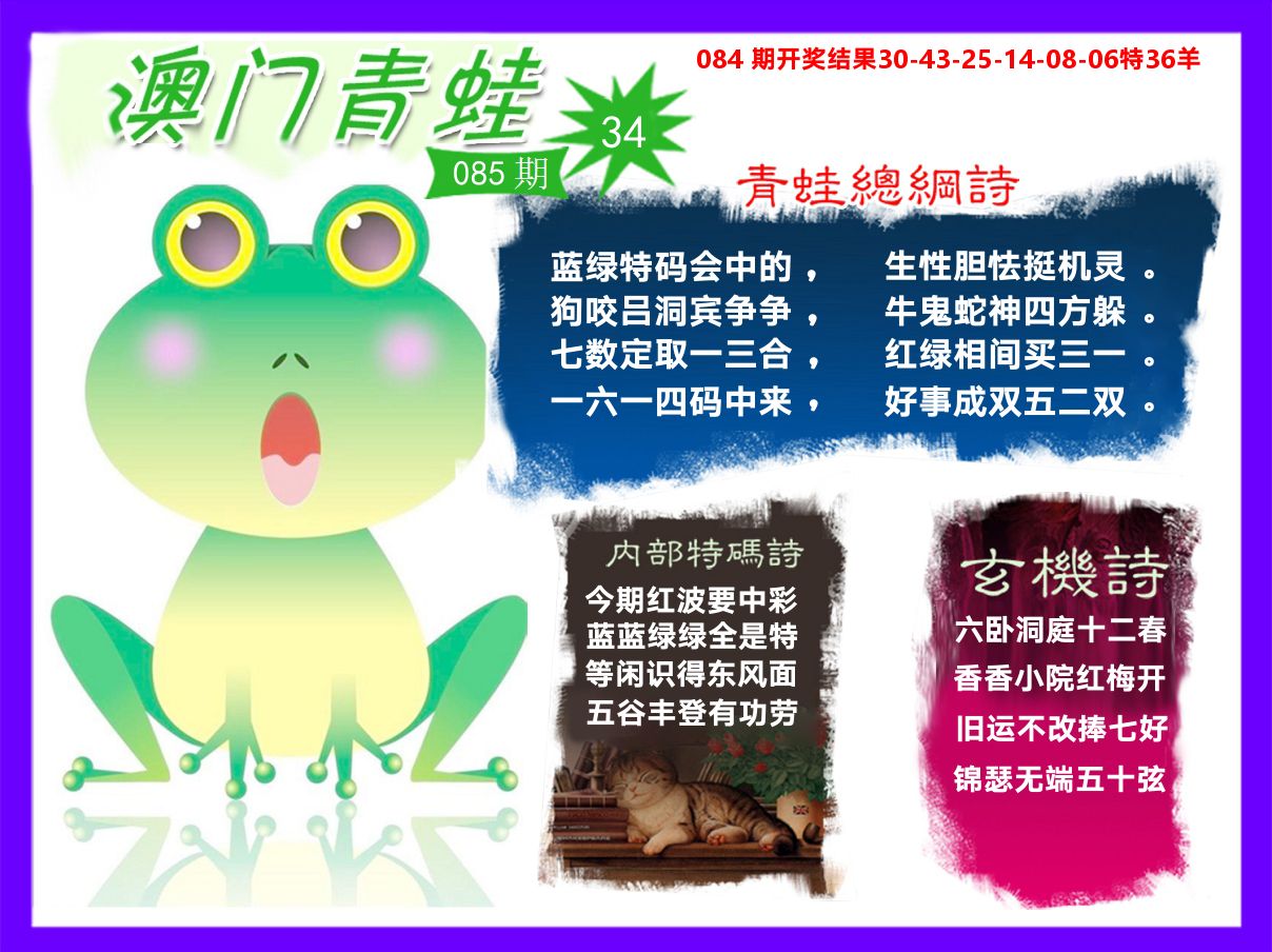 青蛙系列34 第85期