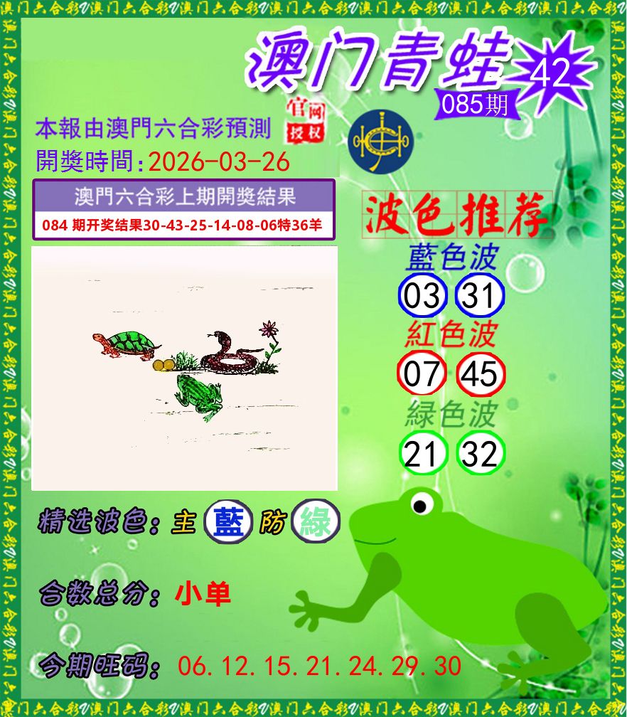青蛙系列42 第85期