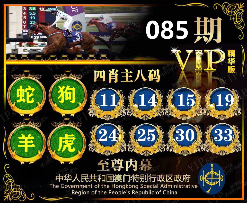 精华四肖八码 第85期