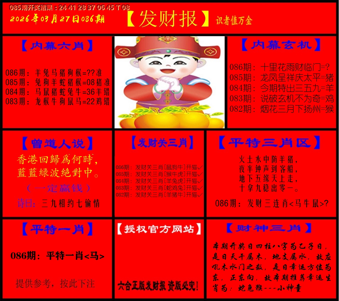 发财报 第86期