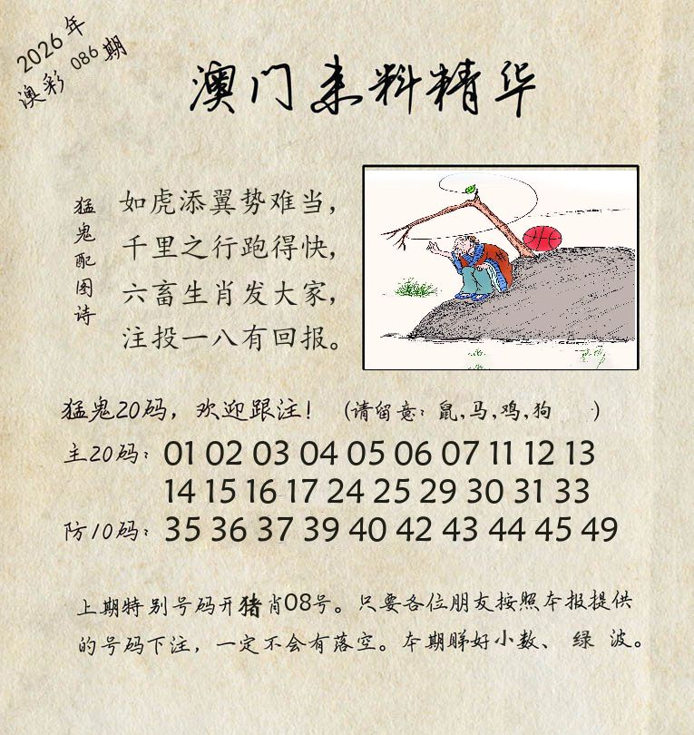精华来料 第86期
