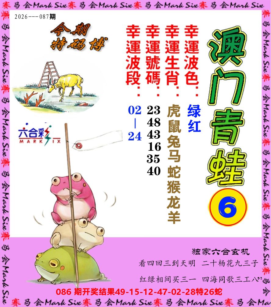 青蛙系列6 第87期