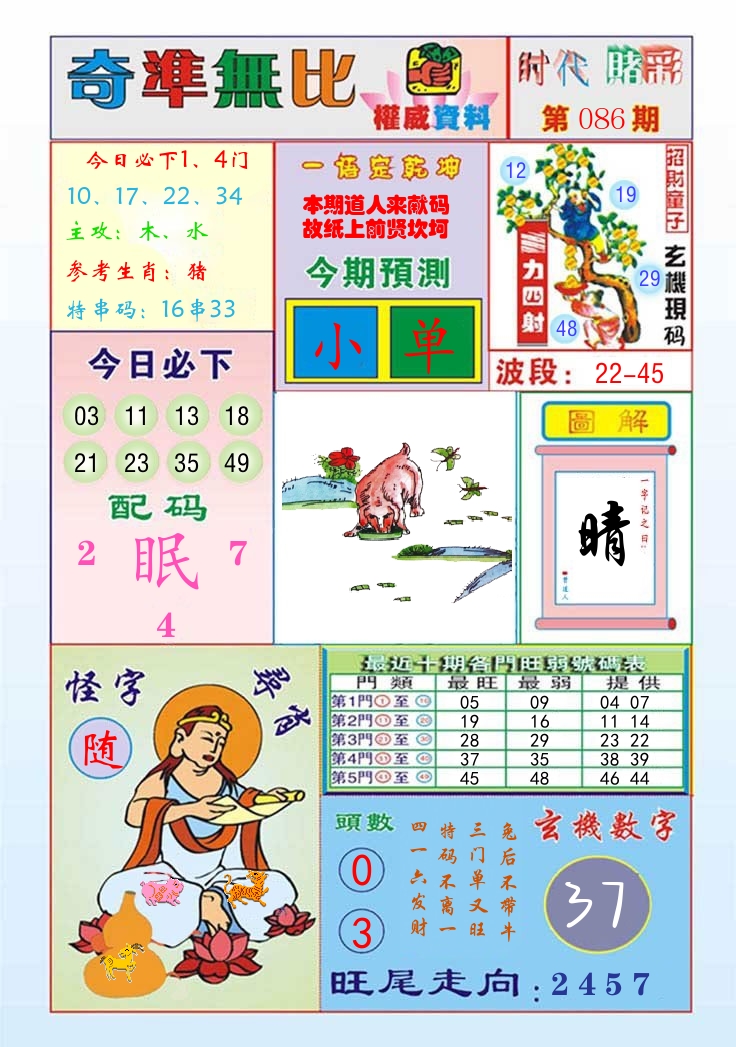 时代赌彩 第87期