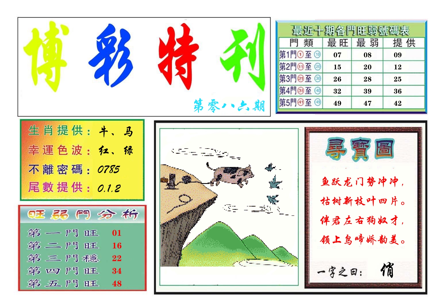 博彩特刊 第87期