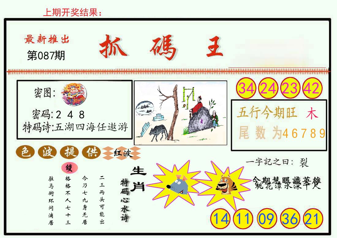 最新抓码王 第87期