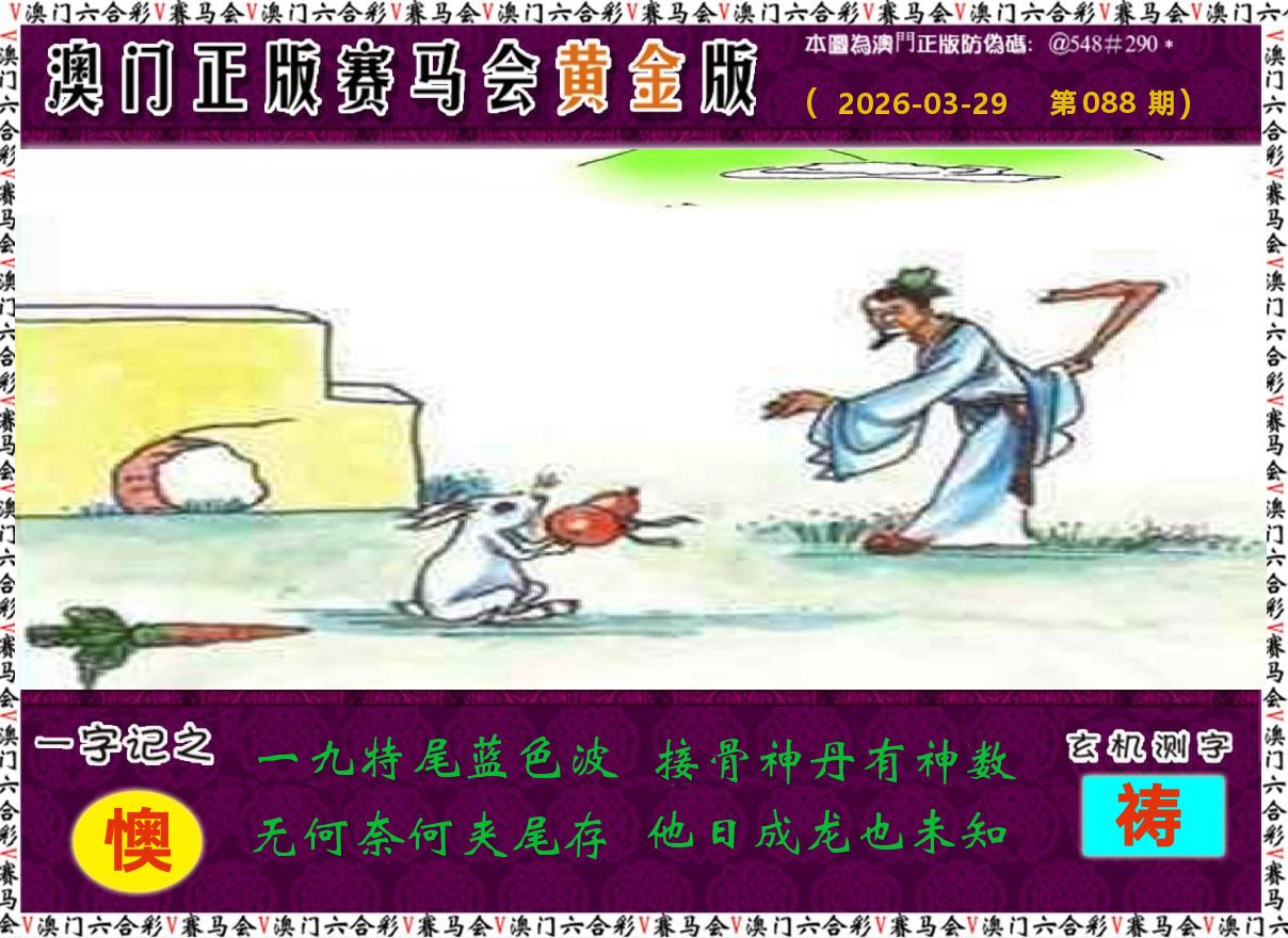 赛马会黄金版 第88期