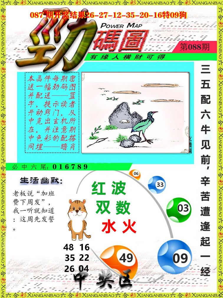 劲码图 第88期