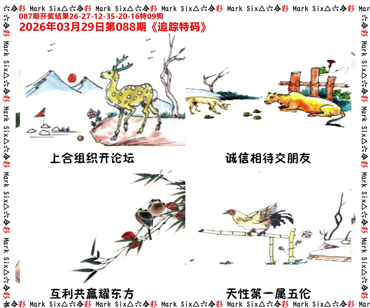 追踪特码 第88期