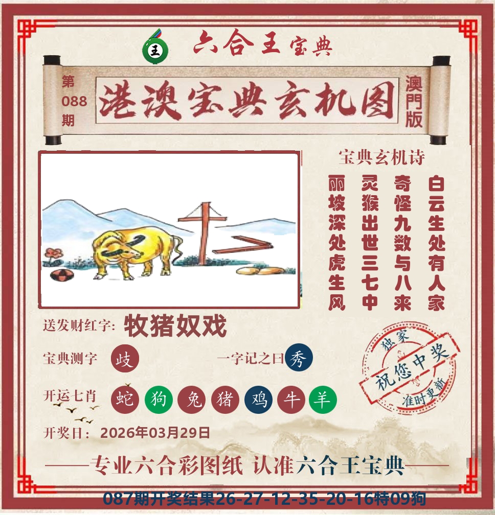 六合王宝典玄机 第88期
