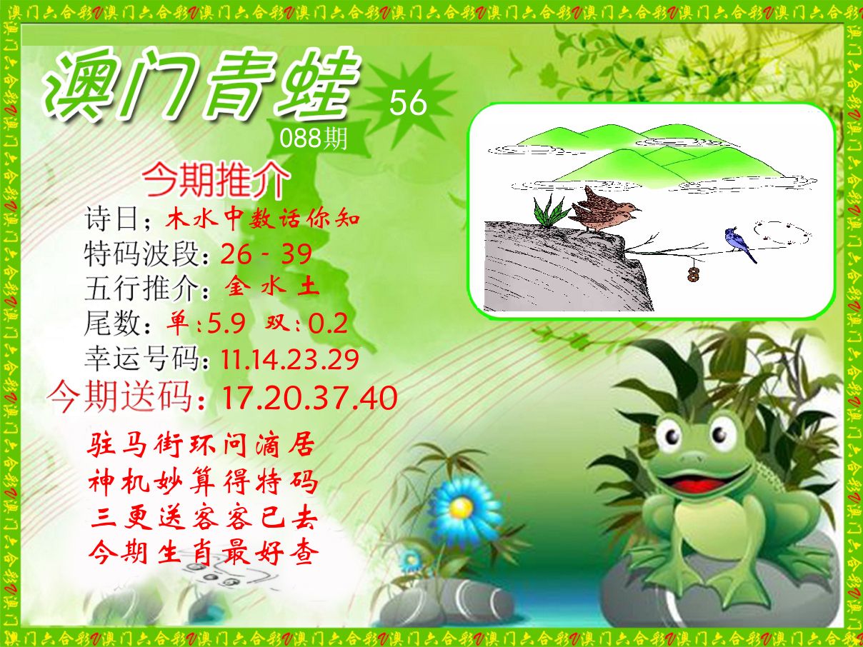 青蛙系列56 第88期