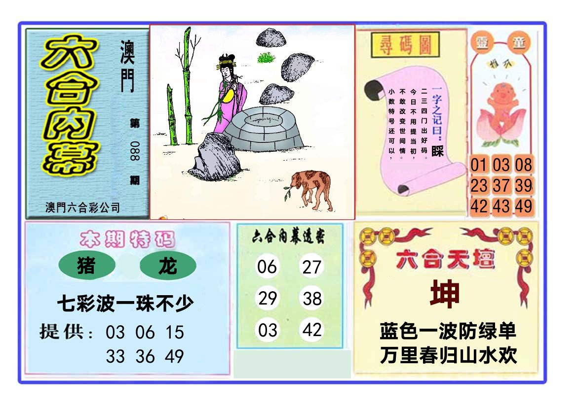 六合内幕 第88期