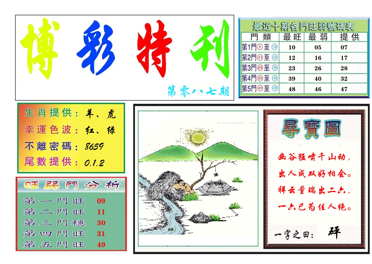 博彩特刊 第88期