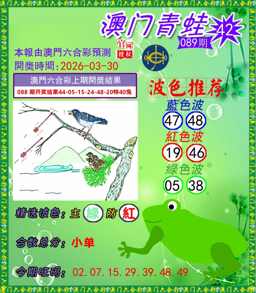 青蛙系列42 第89期
