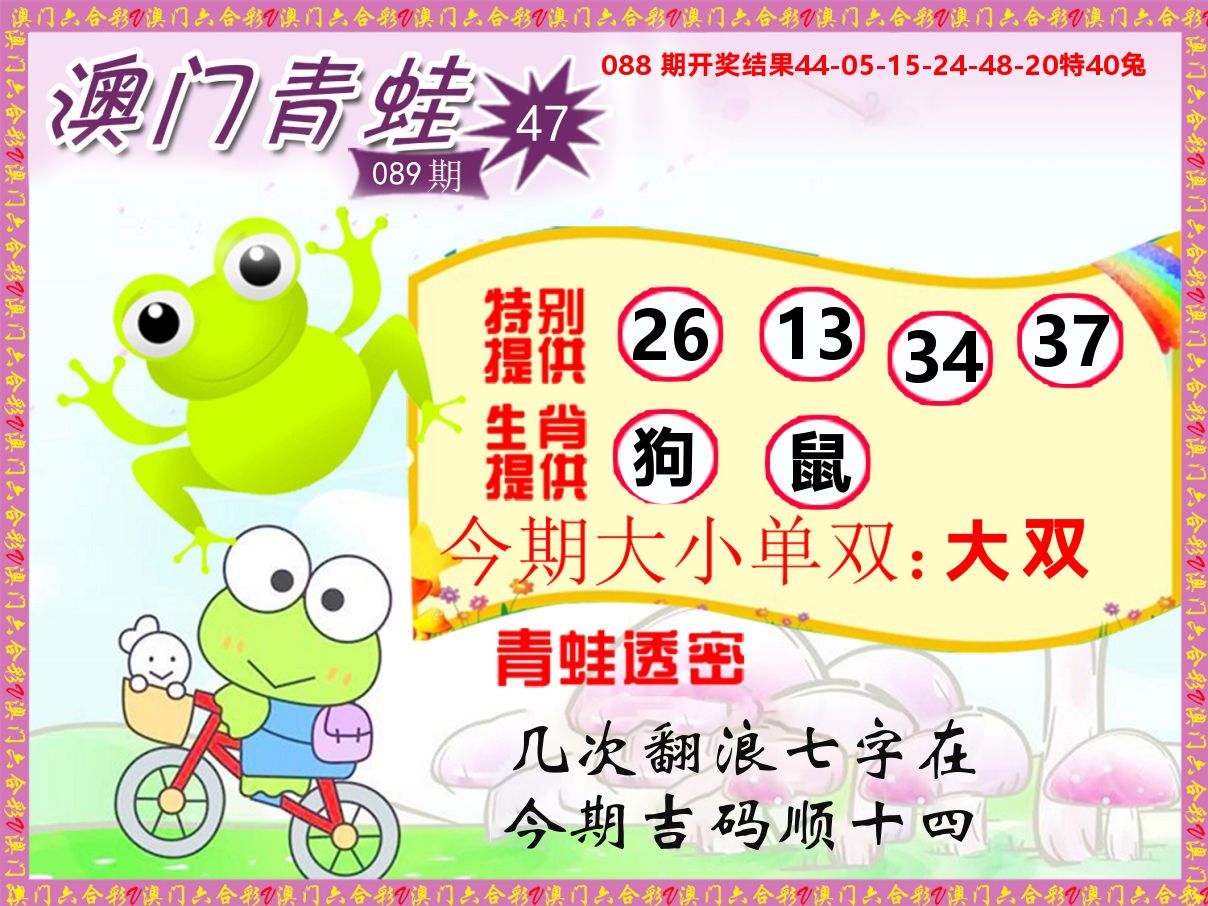 青蛙系列47 第89期