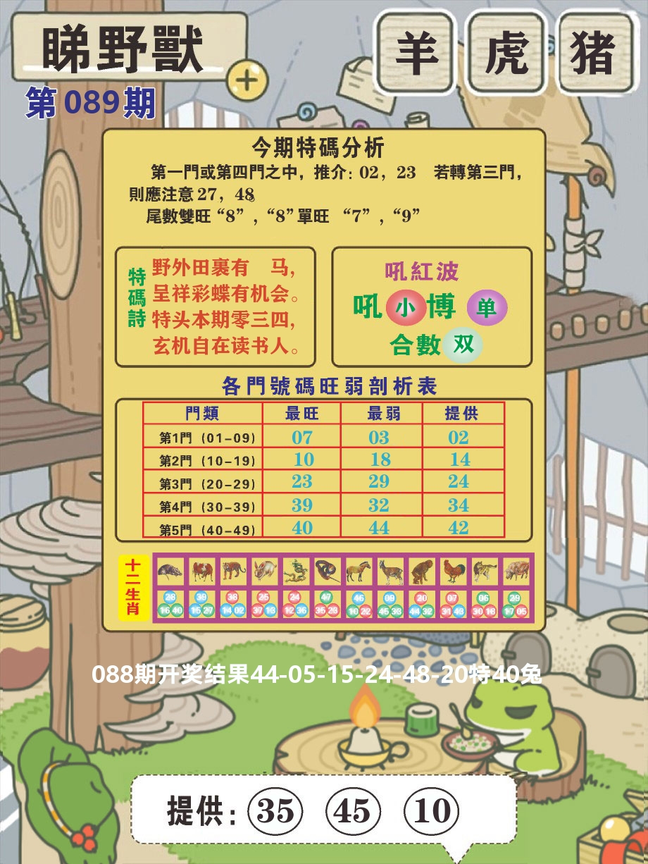 澳门彩先知B 第89期