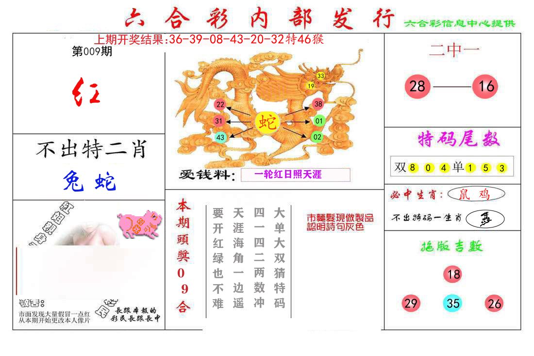 六合彩内部发行 第9期