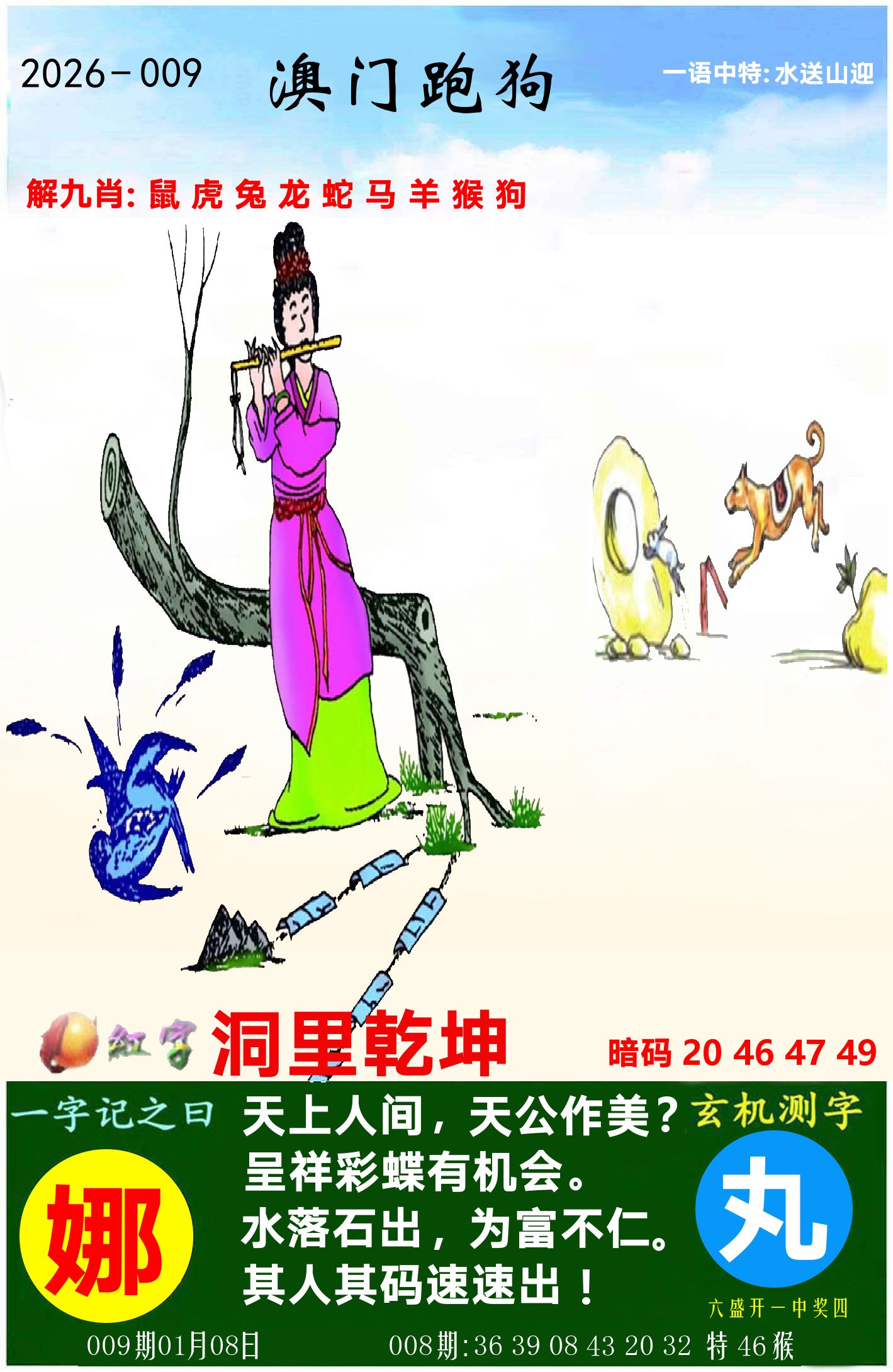 澳门跑狗图 第9期