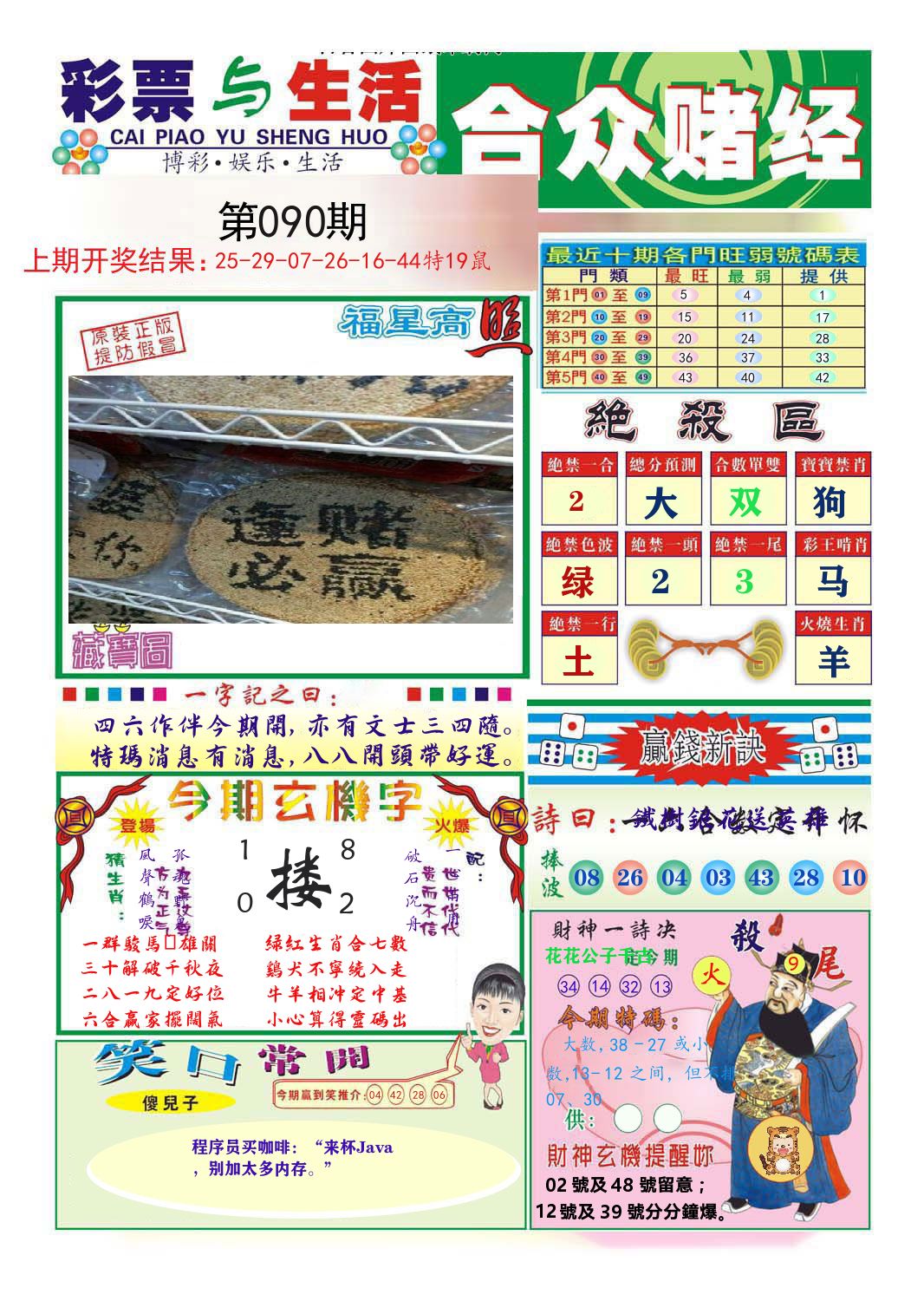 合众赌经 第90期
