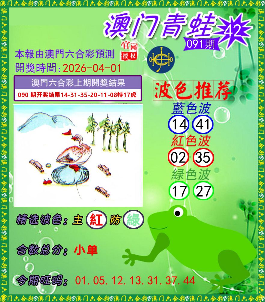 青蛙系列42 第91期