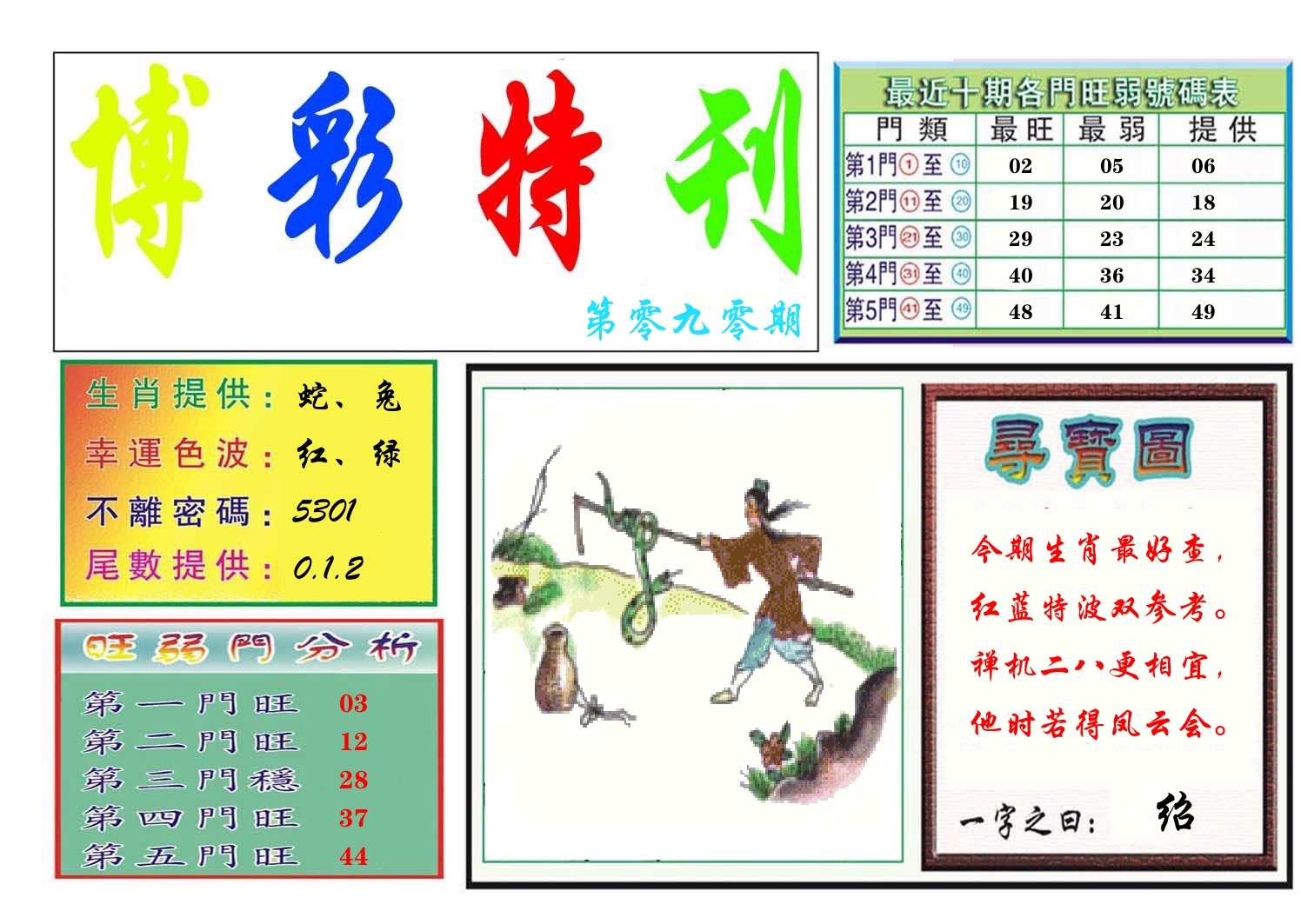 博彩特刊 第91期