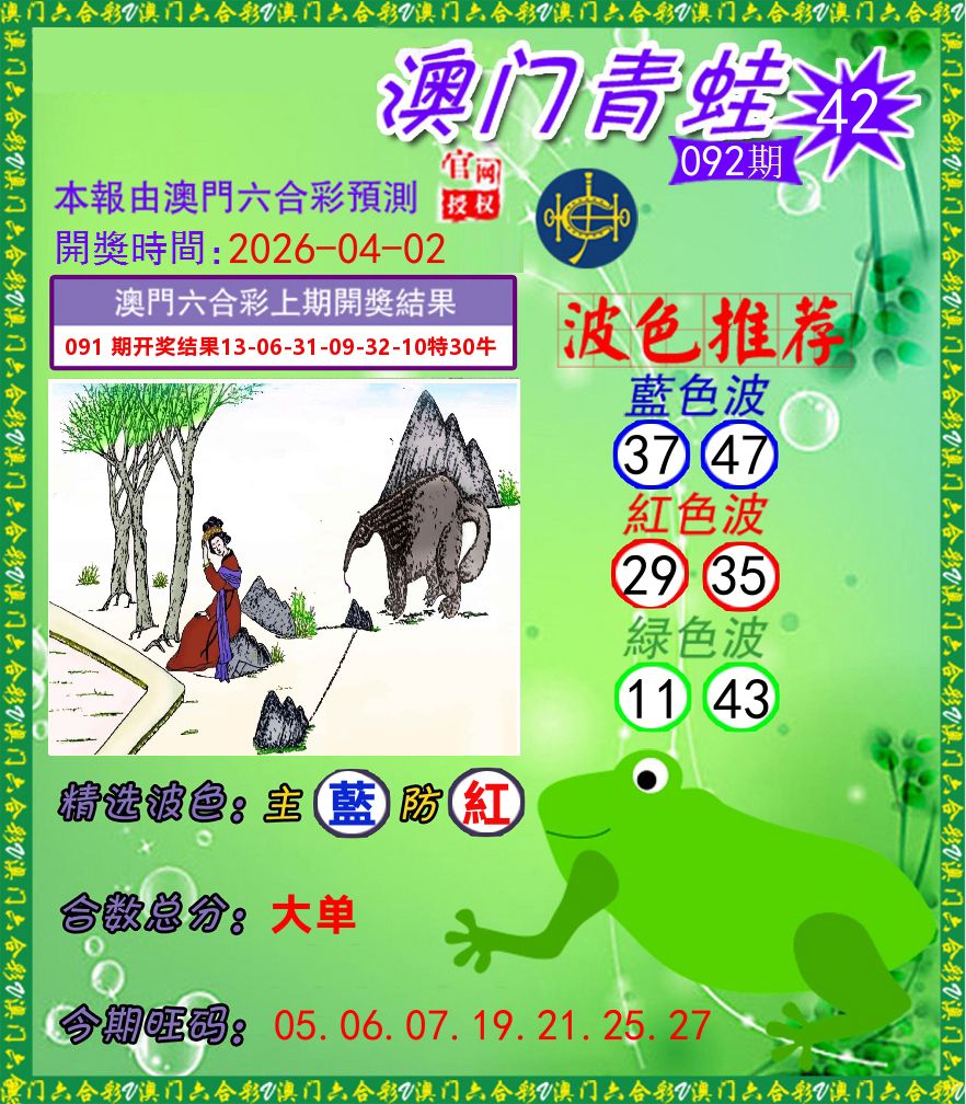 青蛙系列42 第92期