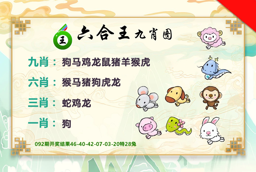 六合王九肖图 第93期