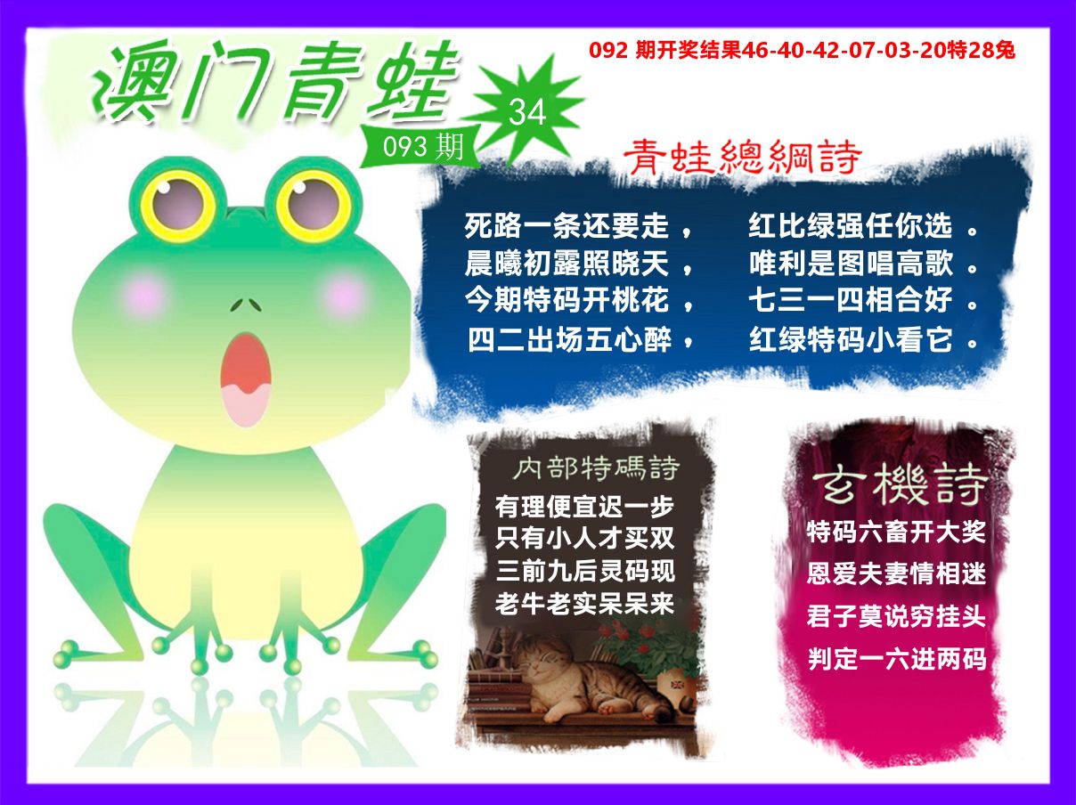 青蛙系列34 第93期