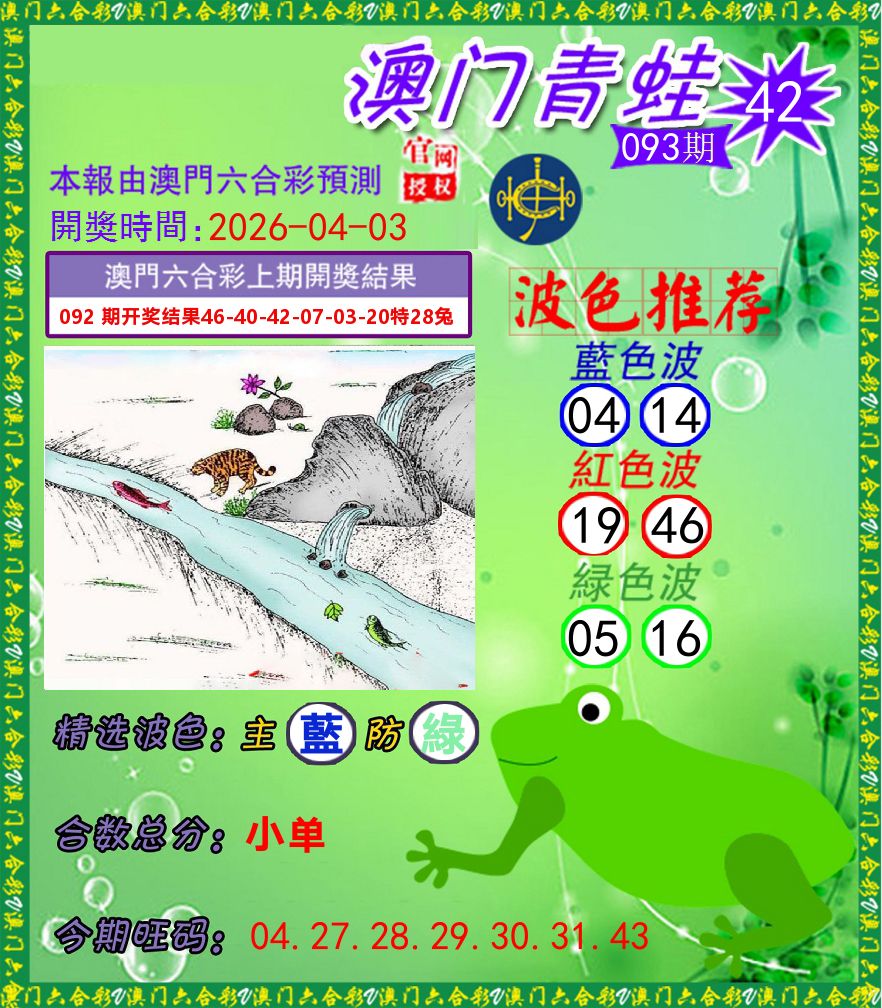 青蛙系列42 第93期