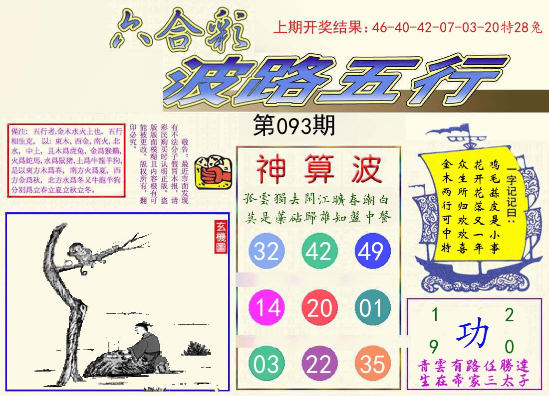 波路五行 第93期