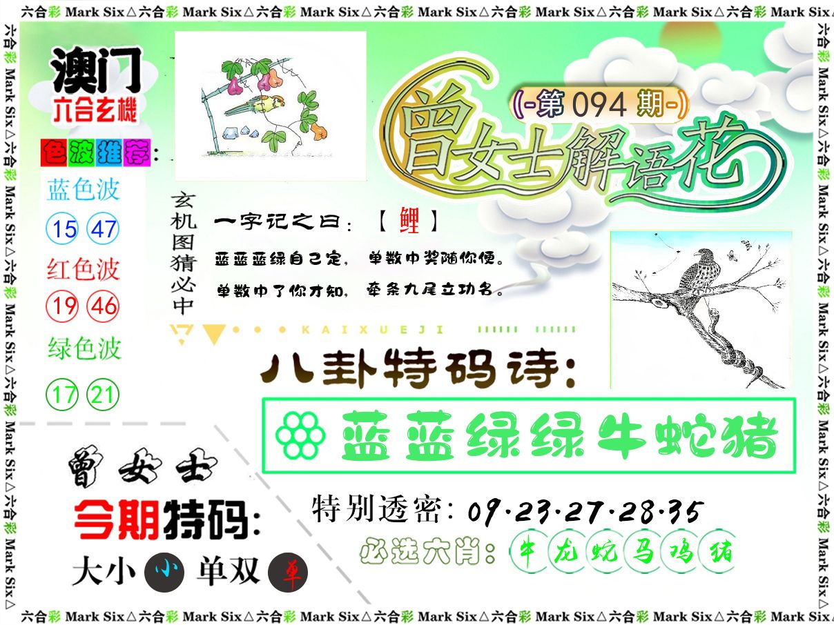 曾女士解语花 第94期