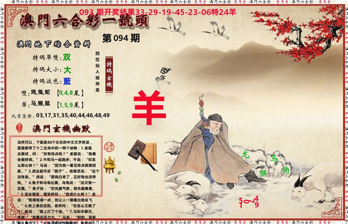 一号头 第94期