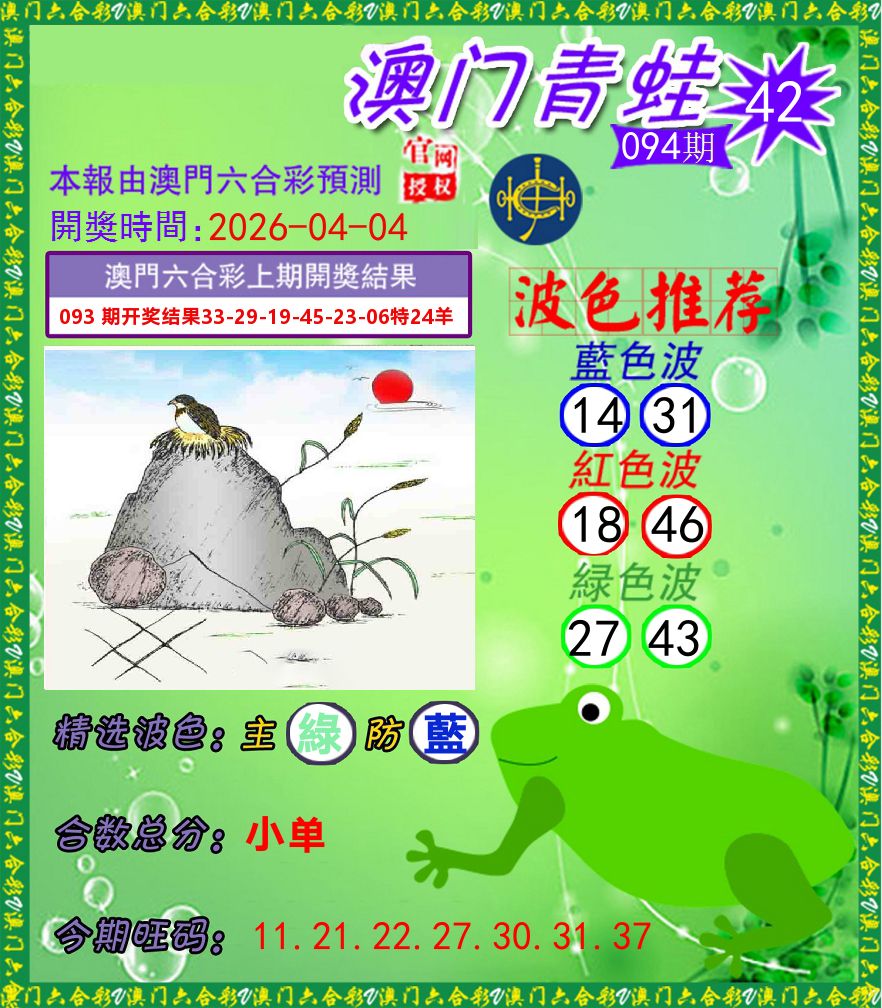 青蛙系列42 第94期