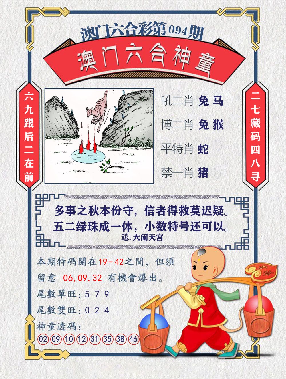 六合神童 第94期